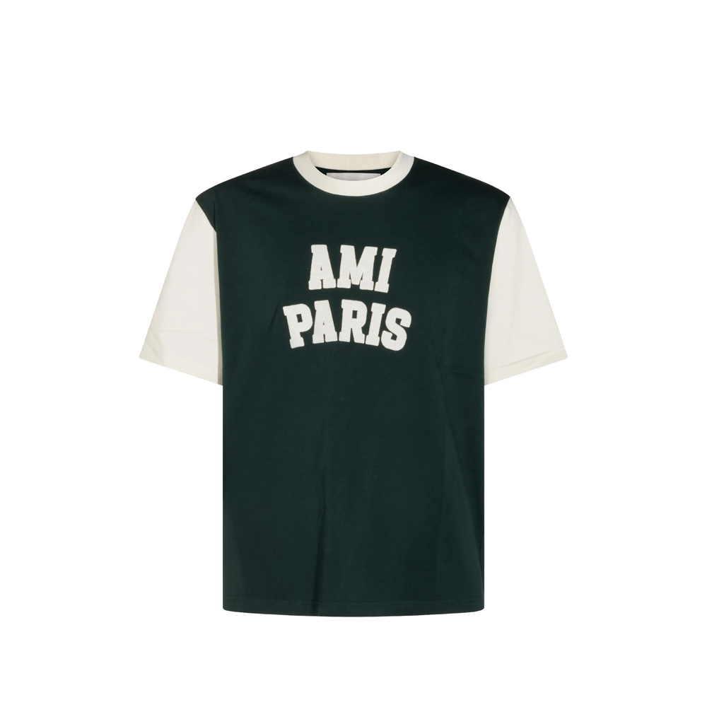 Ami Paris Logo-appliqué T-shirt