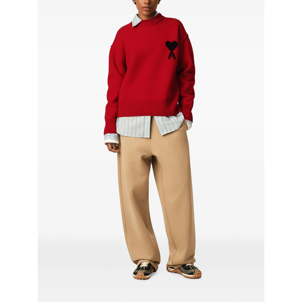 Red Crew-Neck Sweater