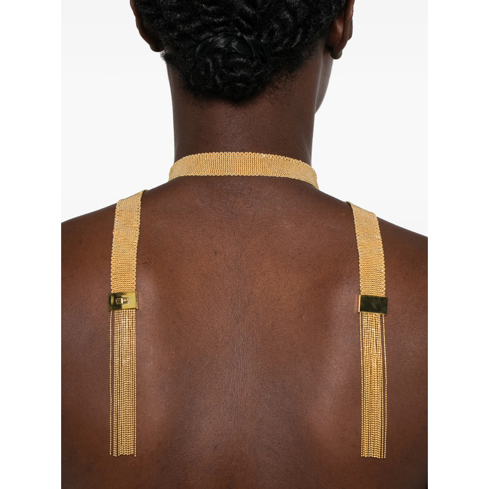 Elisabetta Franchi Fringe-detail Necklace