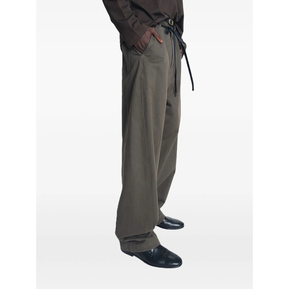 Button-Tab Trousers Drawstring