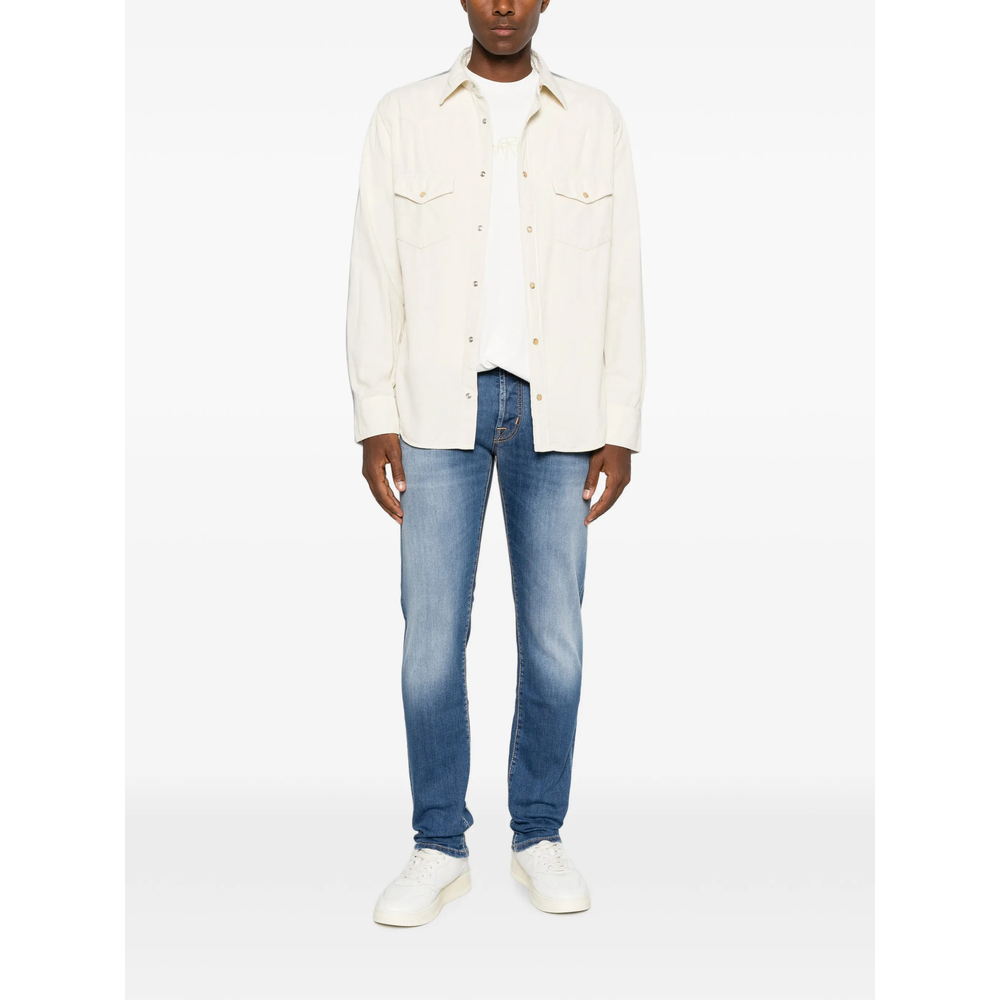 Jacob Cohën Corduroy-Texture Shirt