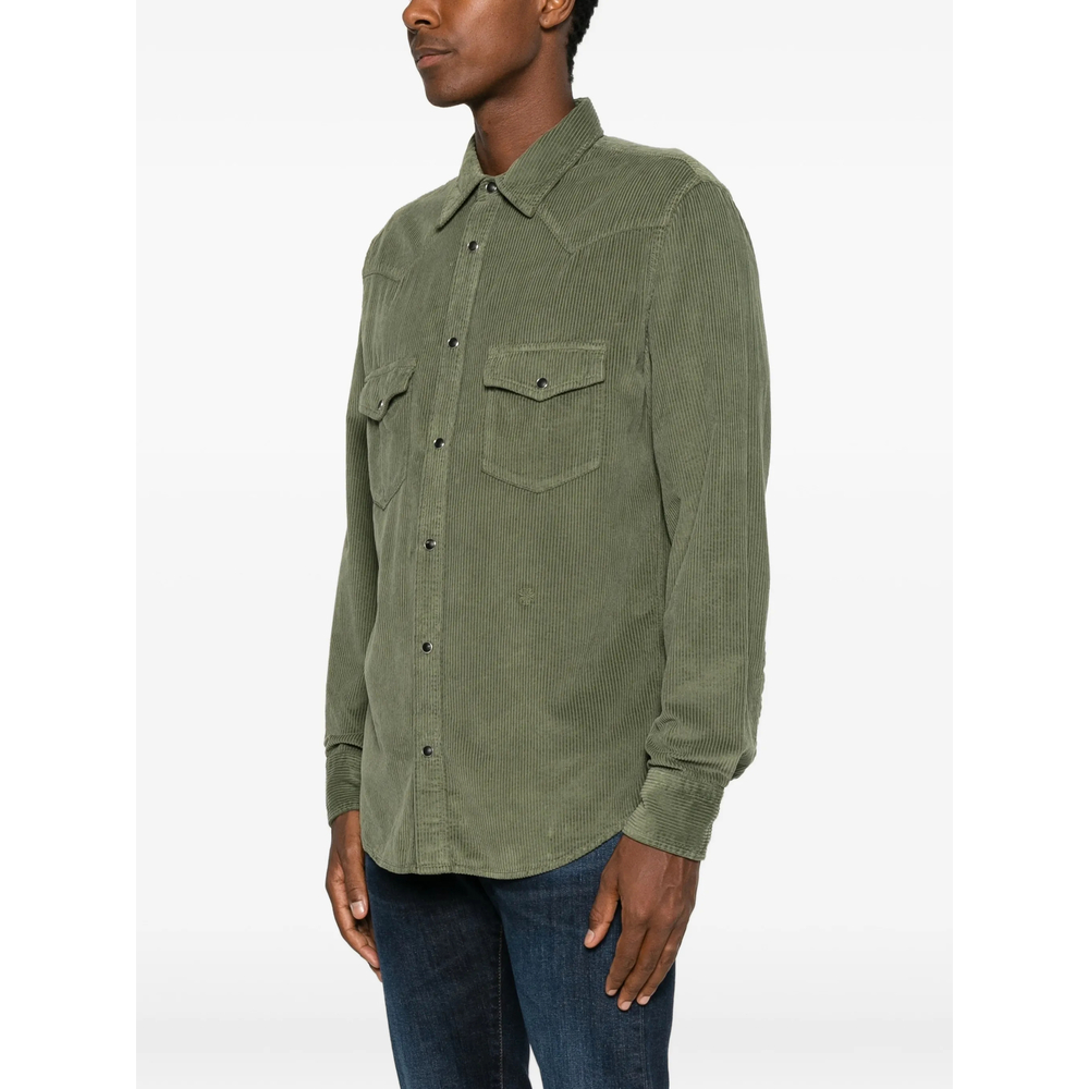 Jacob Cohën Corduroy-Texture Shirt