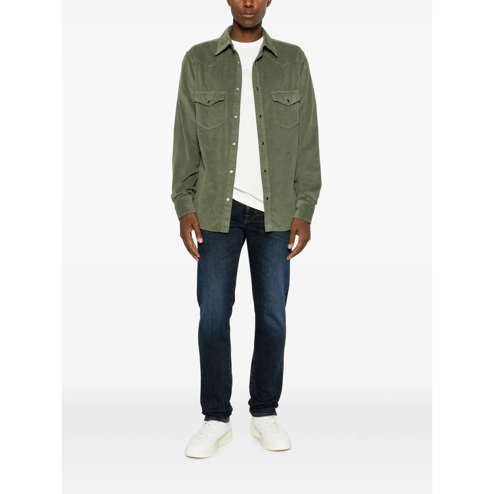 Jacob Cohën Corduroy-Texture Shirt