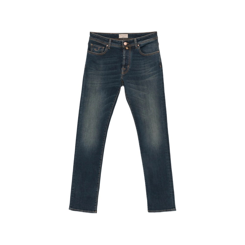 Jacob Cohën Faded-Effect Straight-Leg Jeans