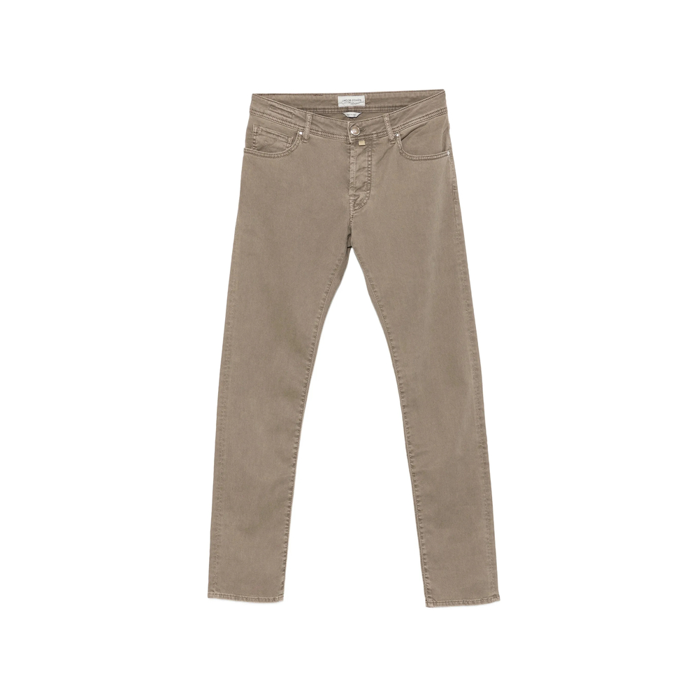 Jacob Cohën Nick Logo-Patch Five-Pocket Trousers