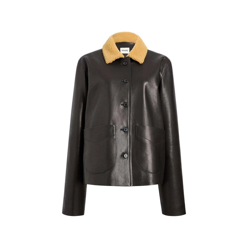 Khaite Wilson Caban In Black