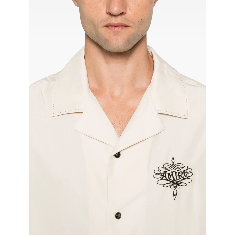 Logo-Print Camp-Collar Shirt