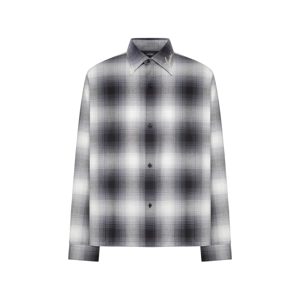 Amiri Logo-embroidered Check Shirt