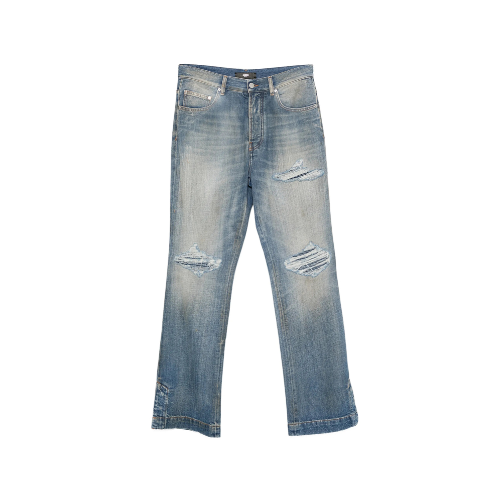 Amiri Distressed Faded Jeans