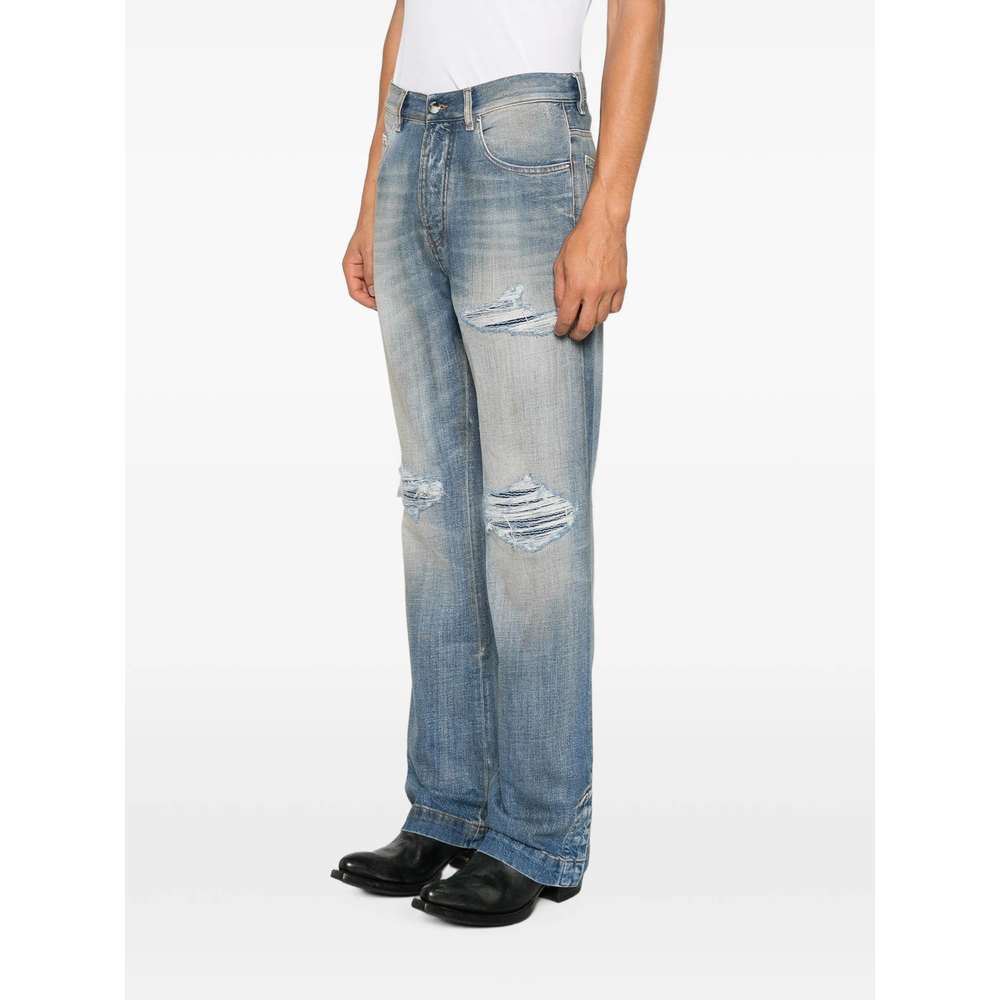 Distressed Flared Jeans