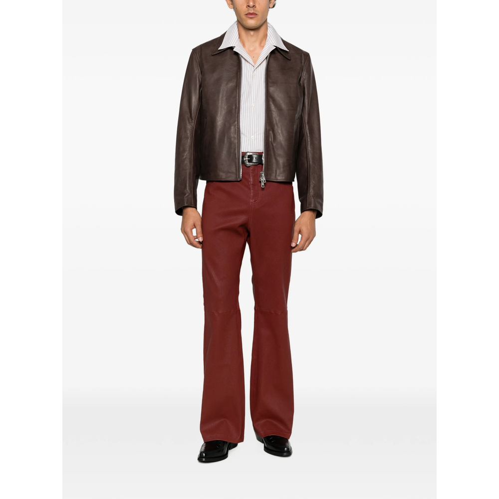 Button-Fastening Trousers