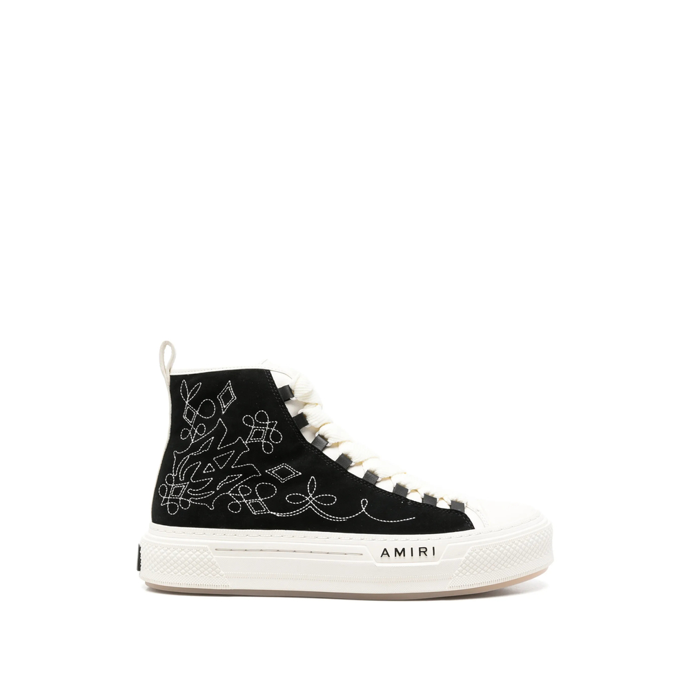 Amiri Western MA Court Hi Sneakers