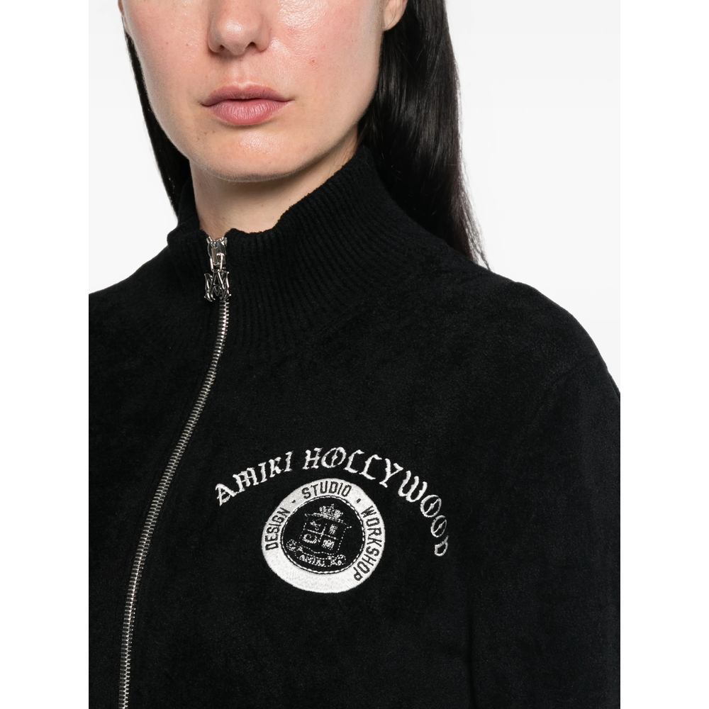 Collegiate Velvet Track Jacket