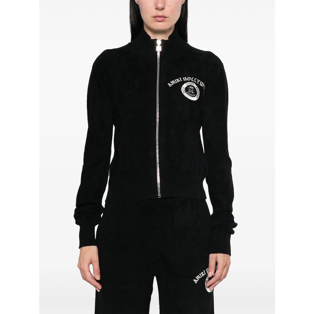 Collegiate Velvet Track Jacket