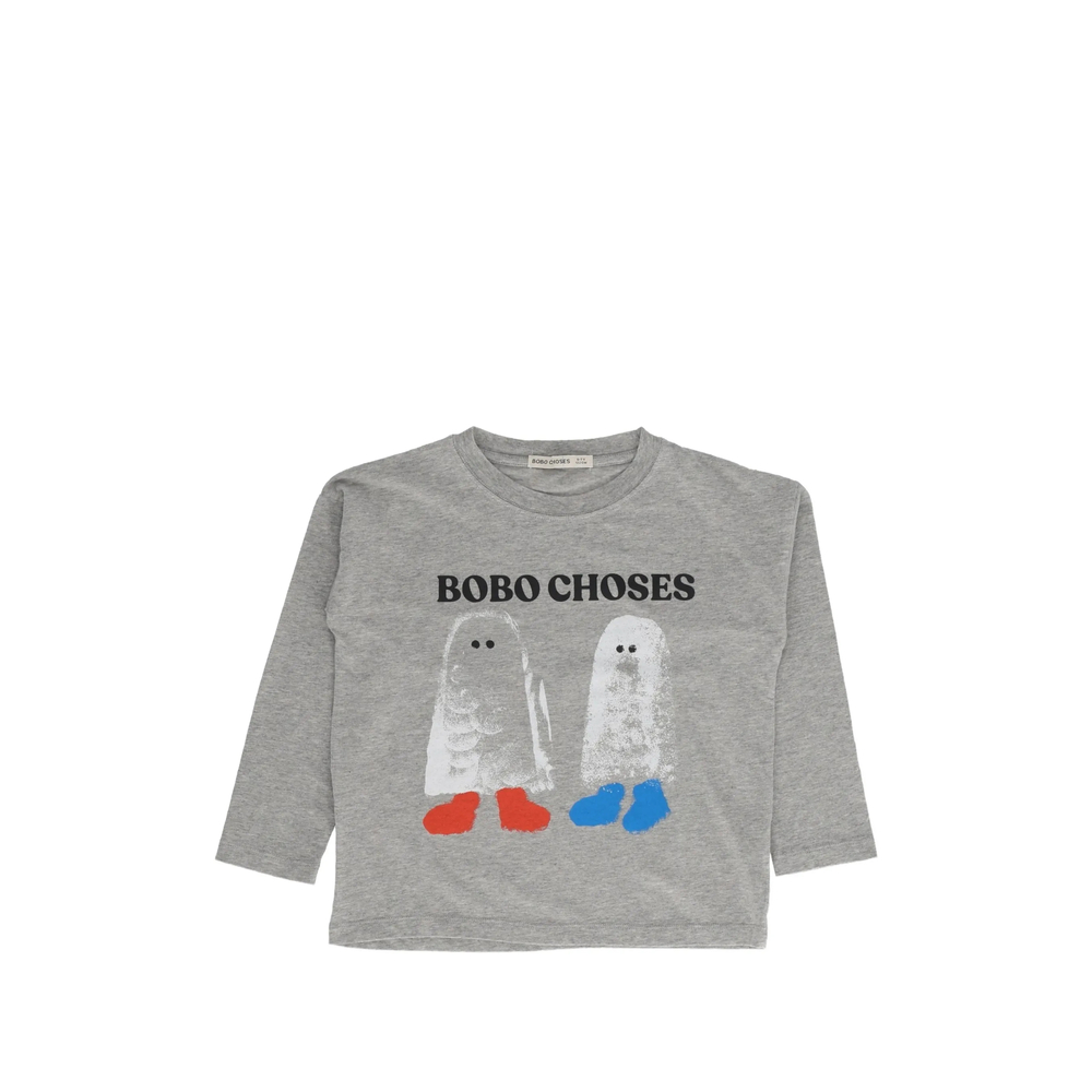 Bobo Choses Booty Ghost-print Long-sleeve T-shirt
