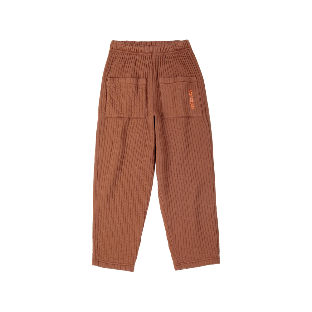Bobo Choses Quilted Patch-pocket Trousers
