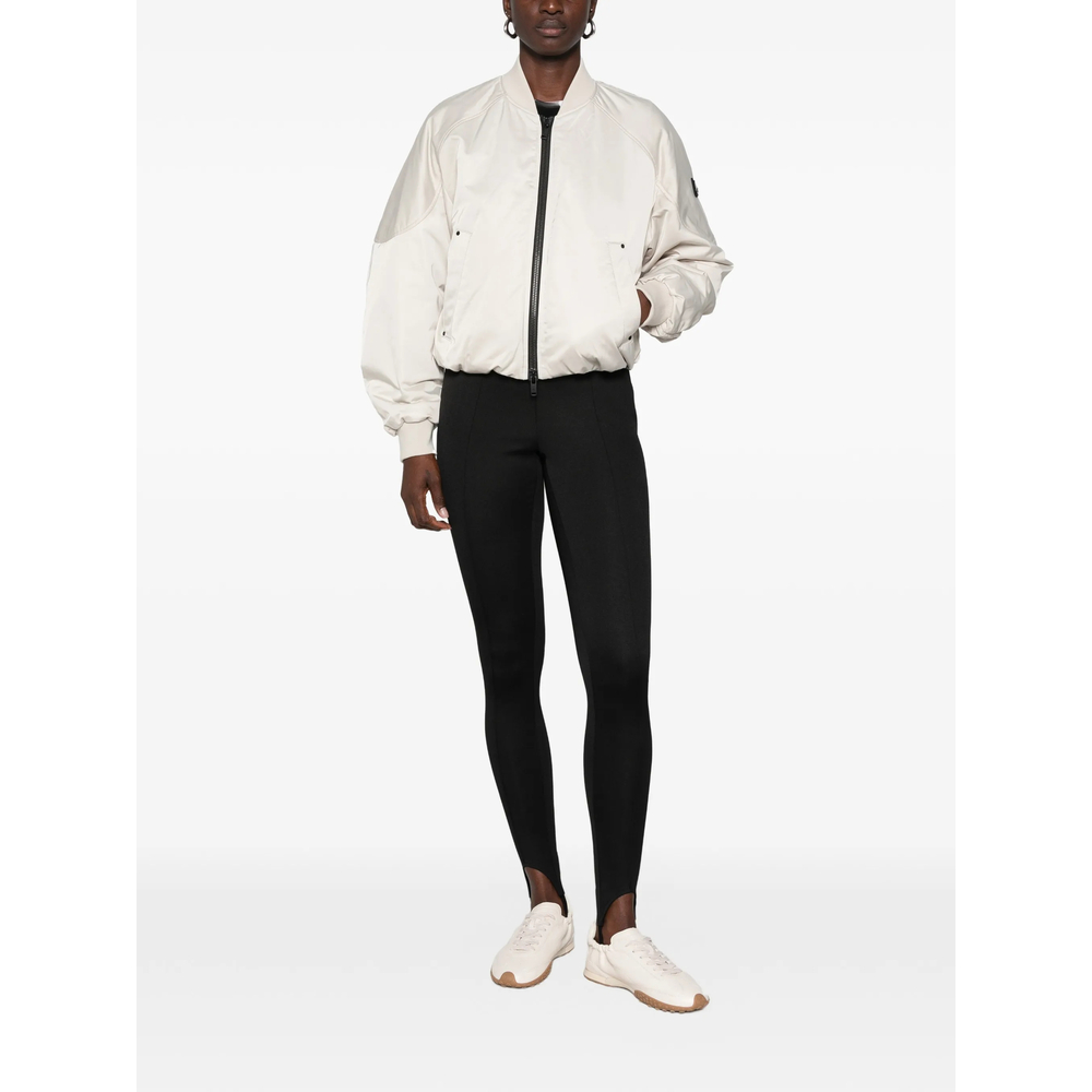 Zip-Fastening Ruched-Sleeve Jacket