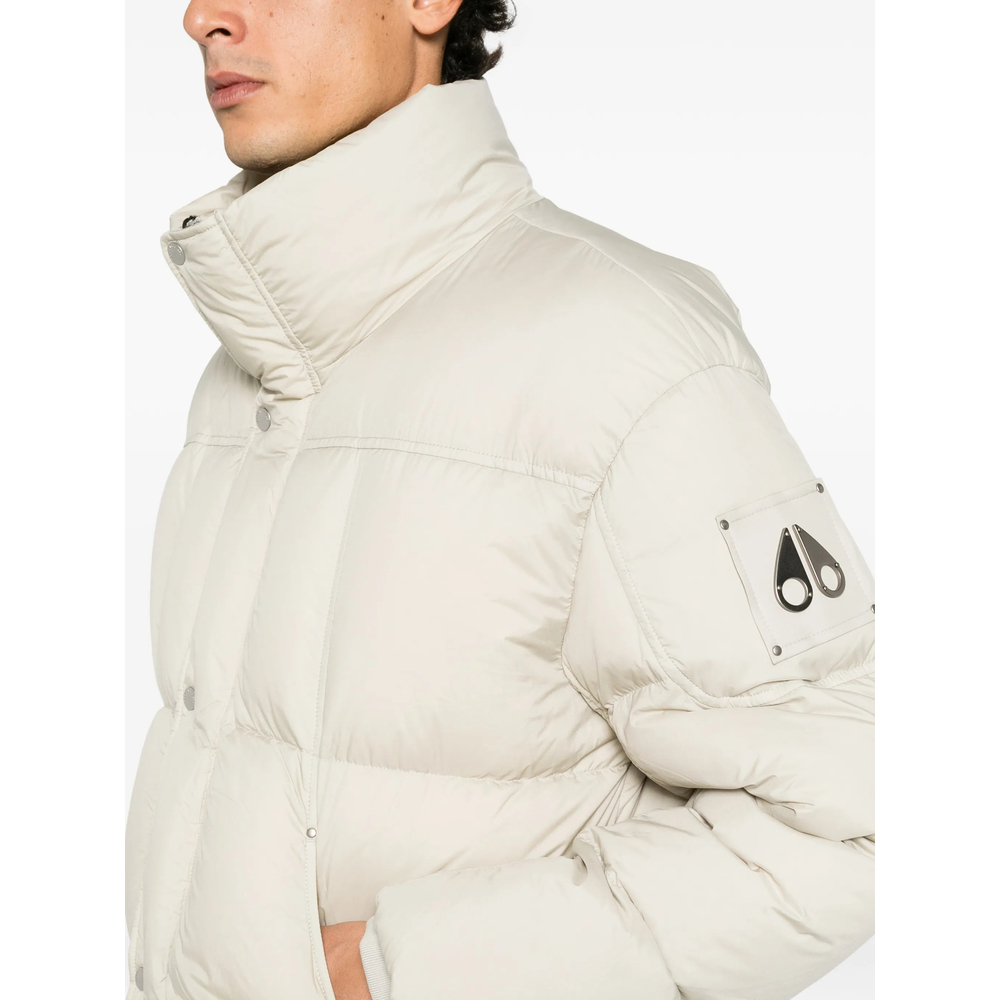 Everest Quilted Logo-Patch Puffer Jacket