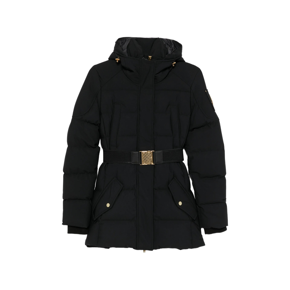 Moose Knuckles Belted Hooded Jacket