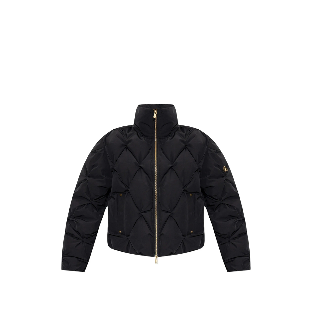 Quilted Stand-Up Collar Jacket