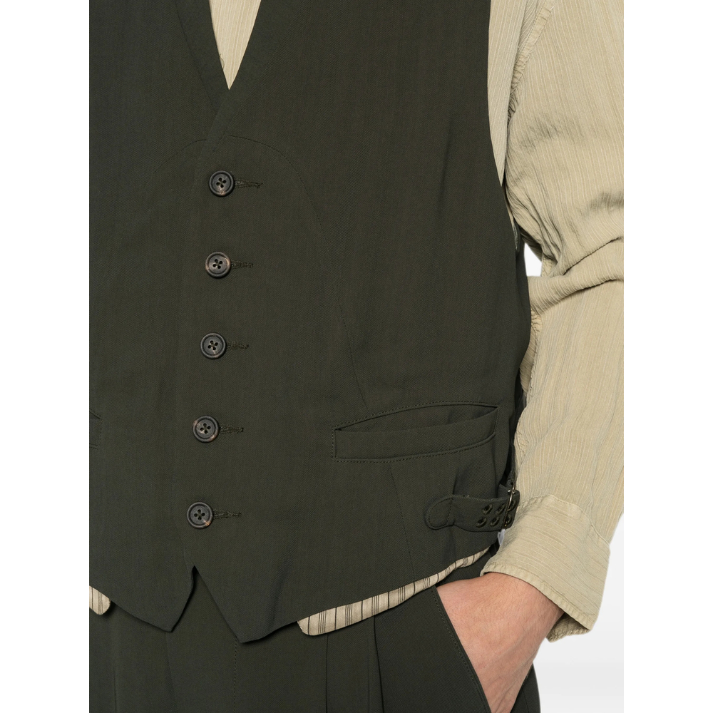 Patterned-Back Waistcoat