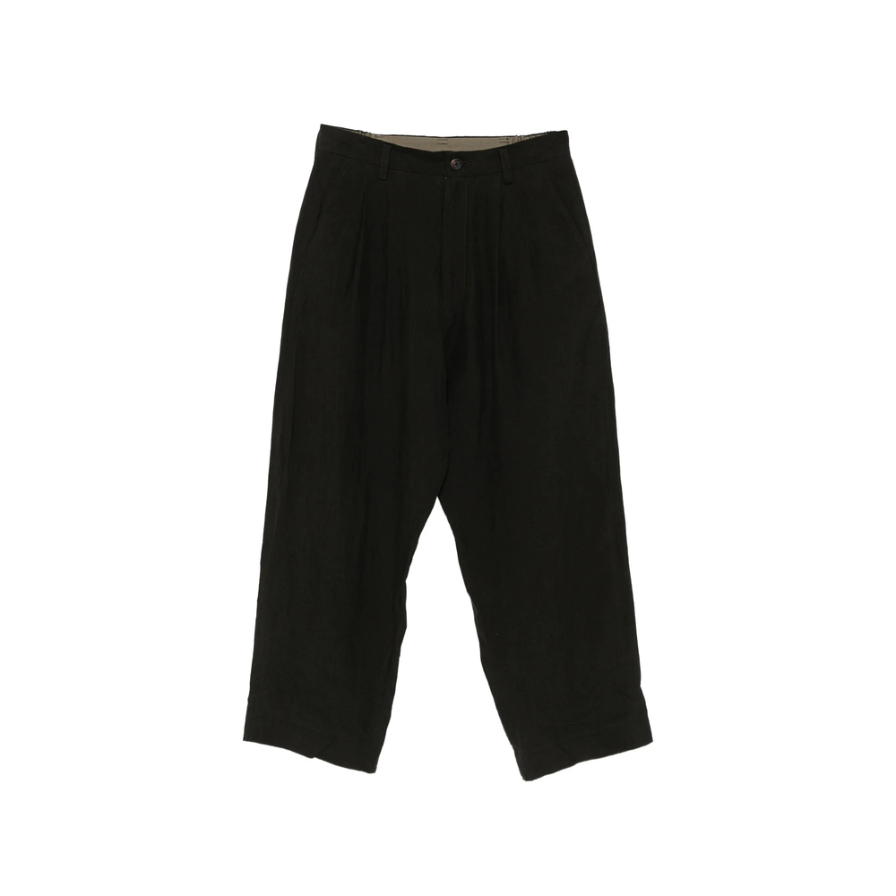 Pleated Buttoned Trousers