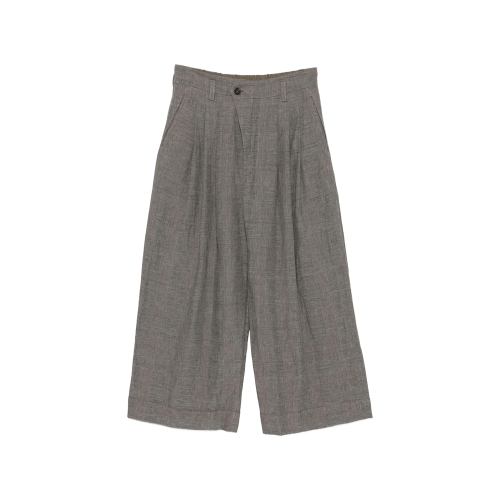 Check-Pattern Trousers