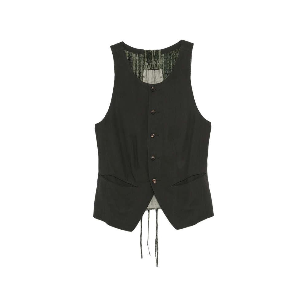 Patterned-Panel Vest