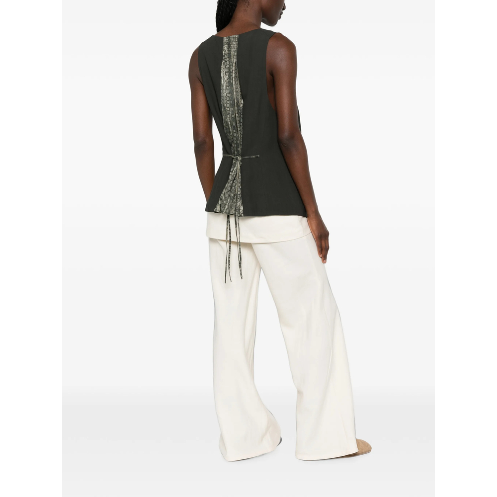 Patterned-Panel Vest