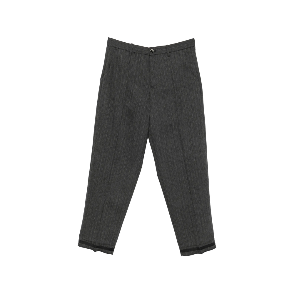 Nineinthemorning Meteorite Pinstripe Wide-leg Trousers