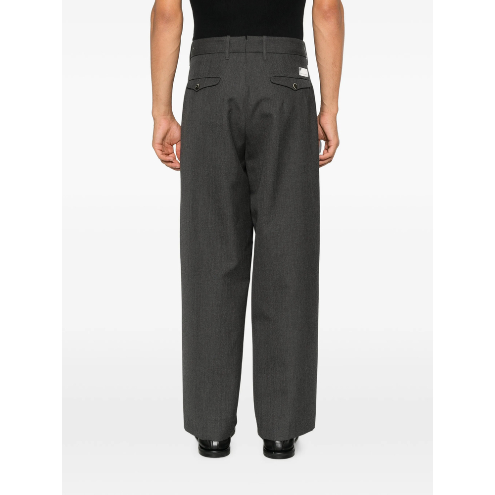 Meteorite Pressed-Crease Straight-Leg Trousers