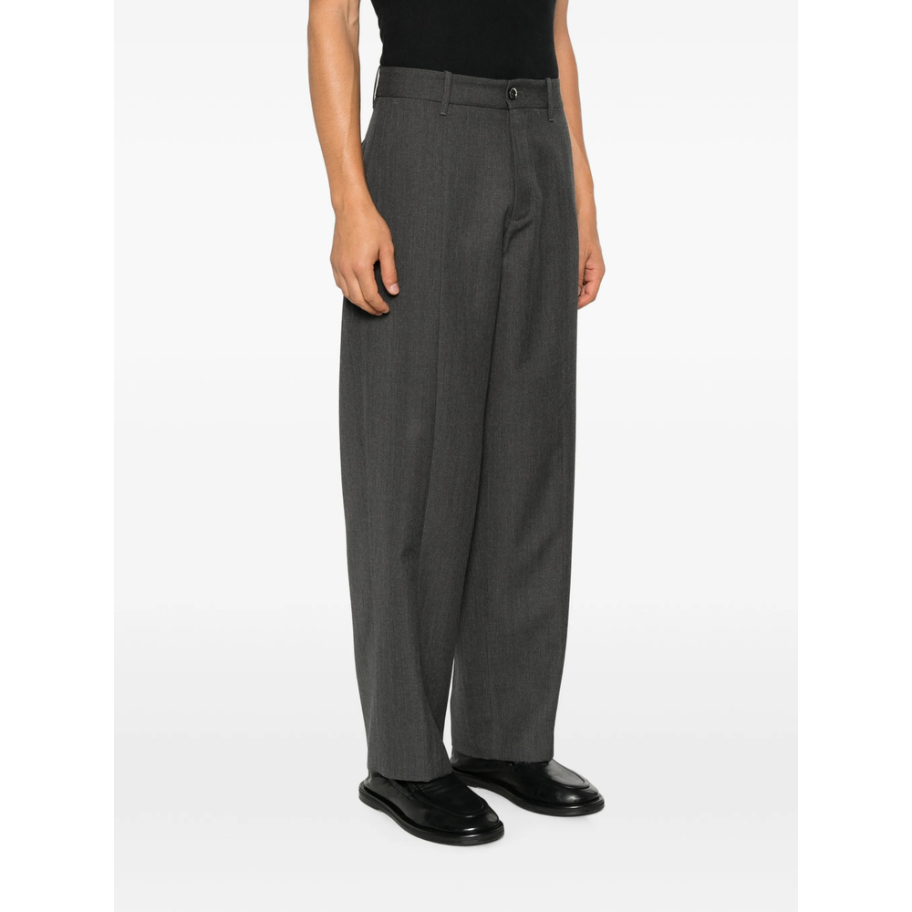 Meteorite Pressed-Crease Straight-Leg Trousers