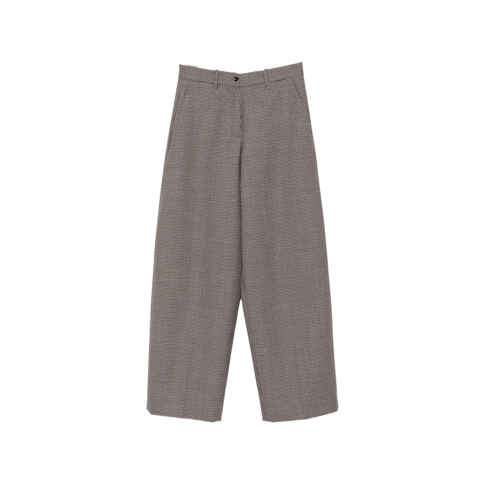 Nancy Houndstooth-pattern Trousers