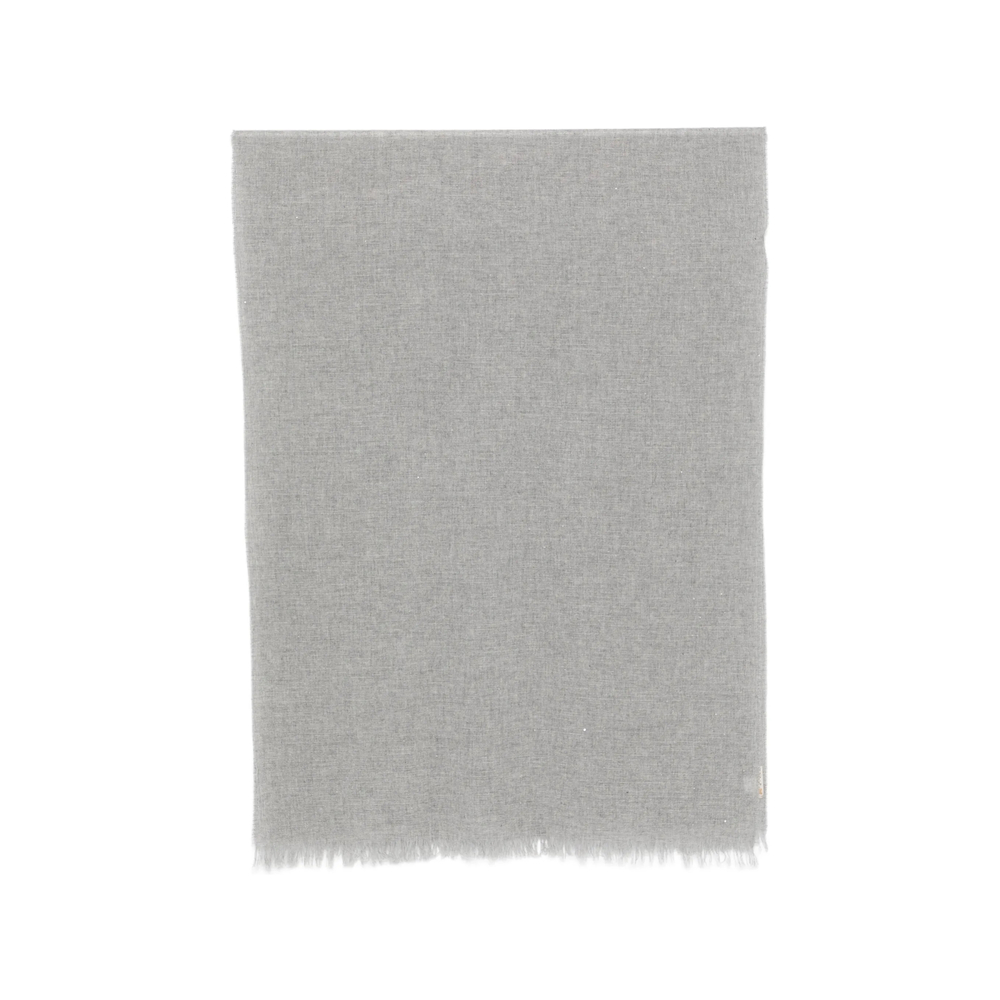 D'aniello Sequin-embellished Frayed Scarf