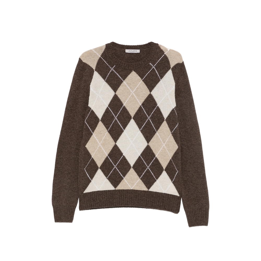 La Fileria Argyle-knit Sweater