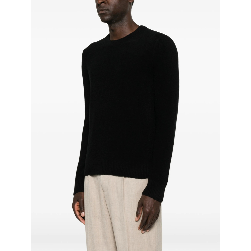 Ribbed-Trim Sweater
