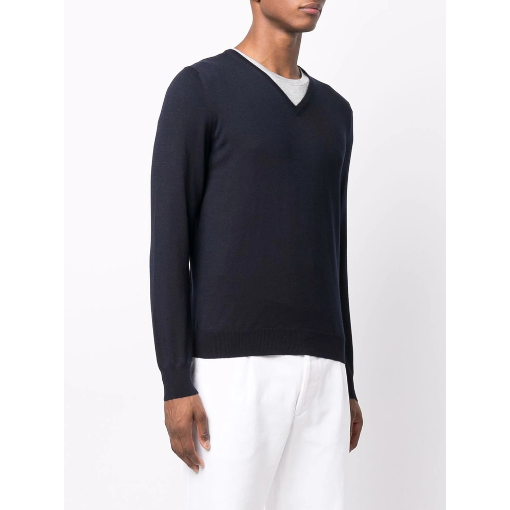 Wool V-Neck Jumper