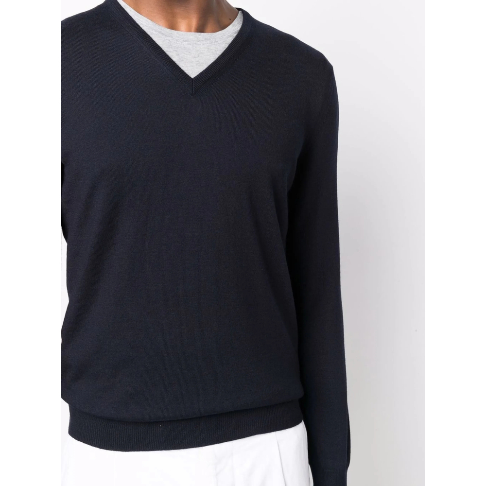 Wool V-Neck Jumper