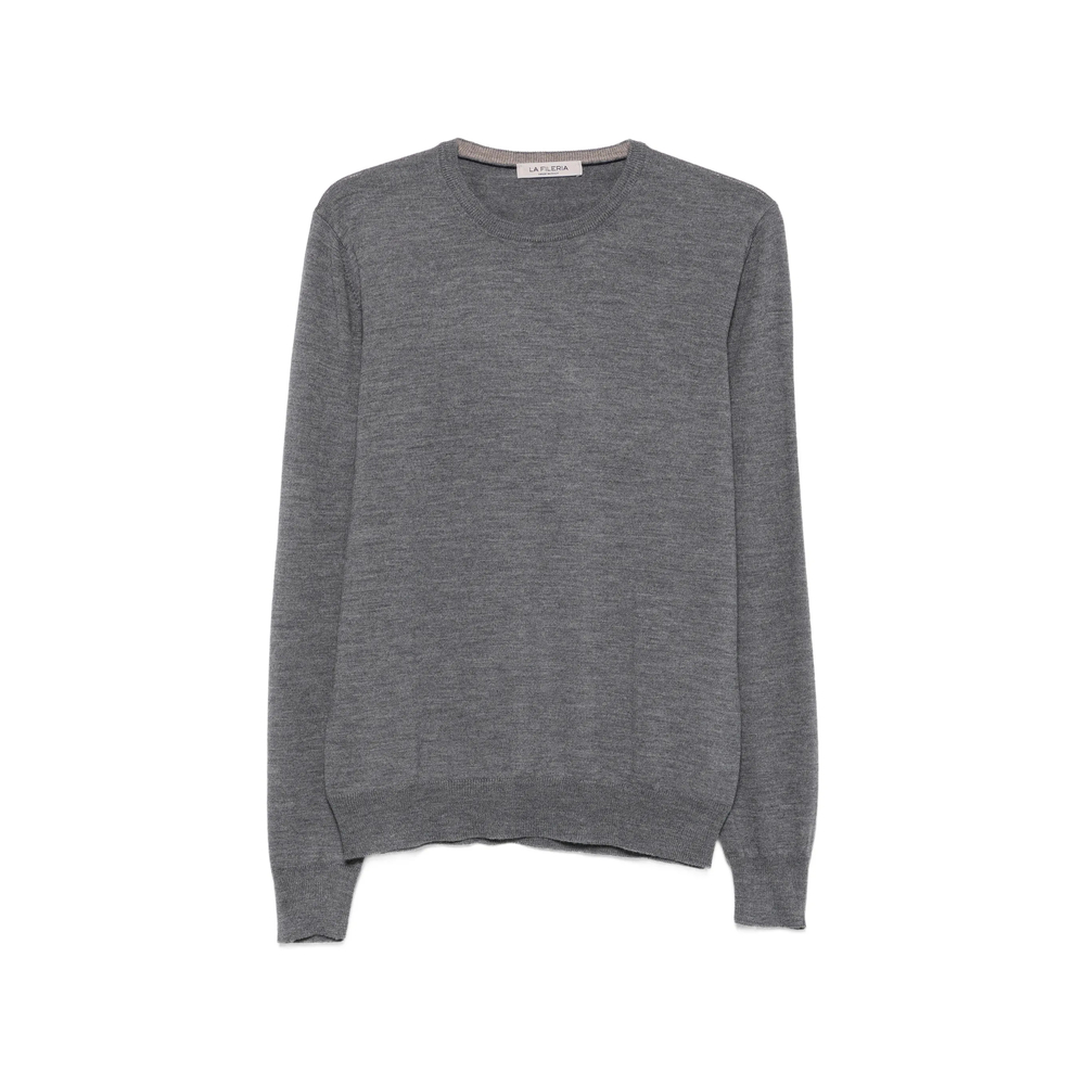 Crew-Neck Long-Sleeve Knit