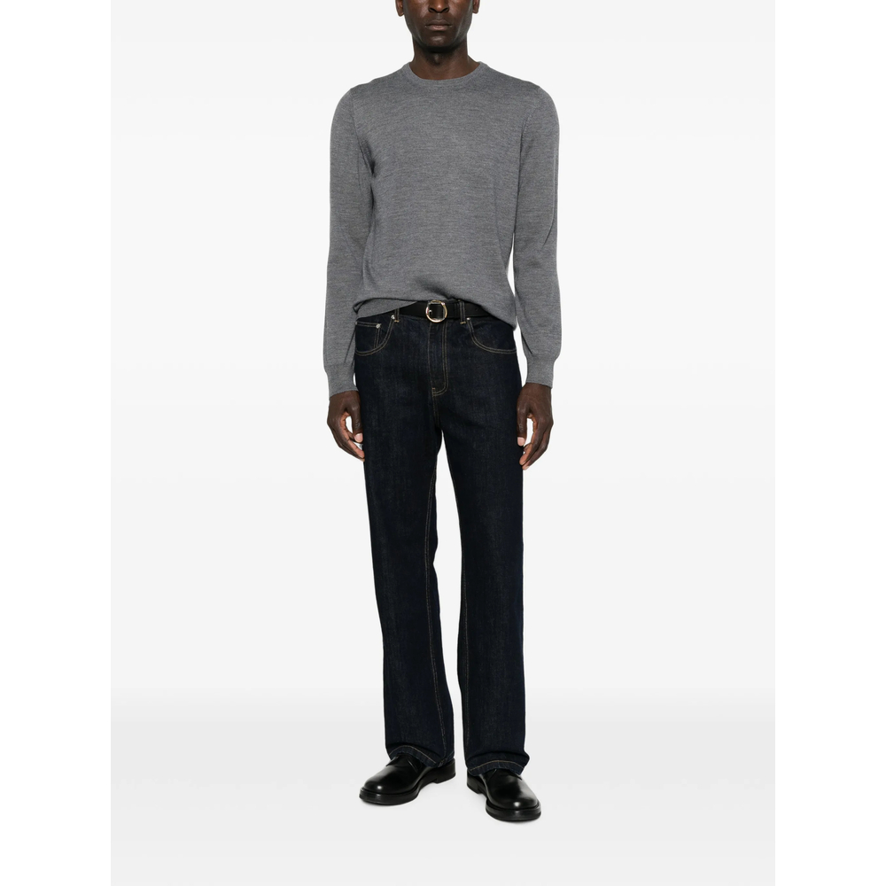 Crew-Neck Long-Sleeve Knit