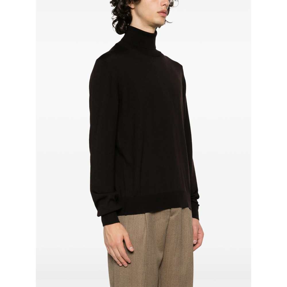 Roll-Neck Virgin Wool Jumper