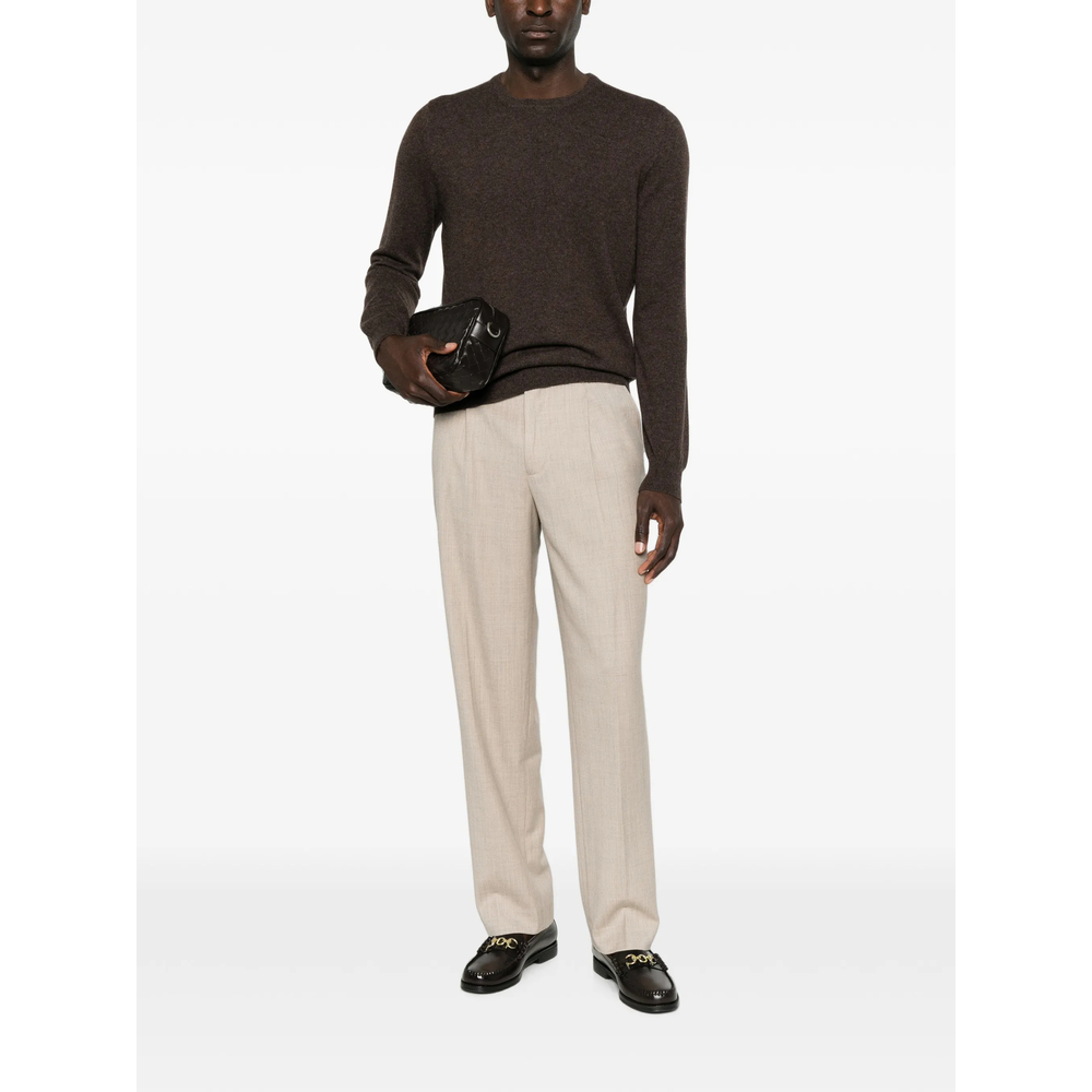 Crew-Neck Long-Sleeve Knit