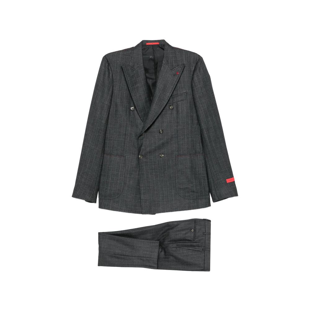 Isaia Pinstriped Double-breasted Suit