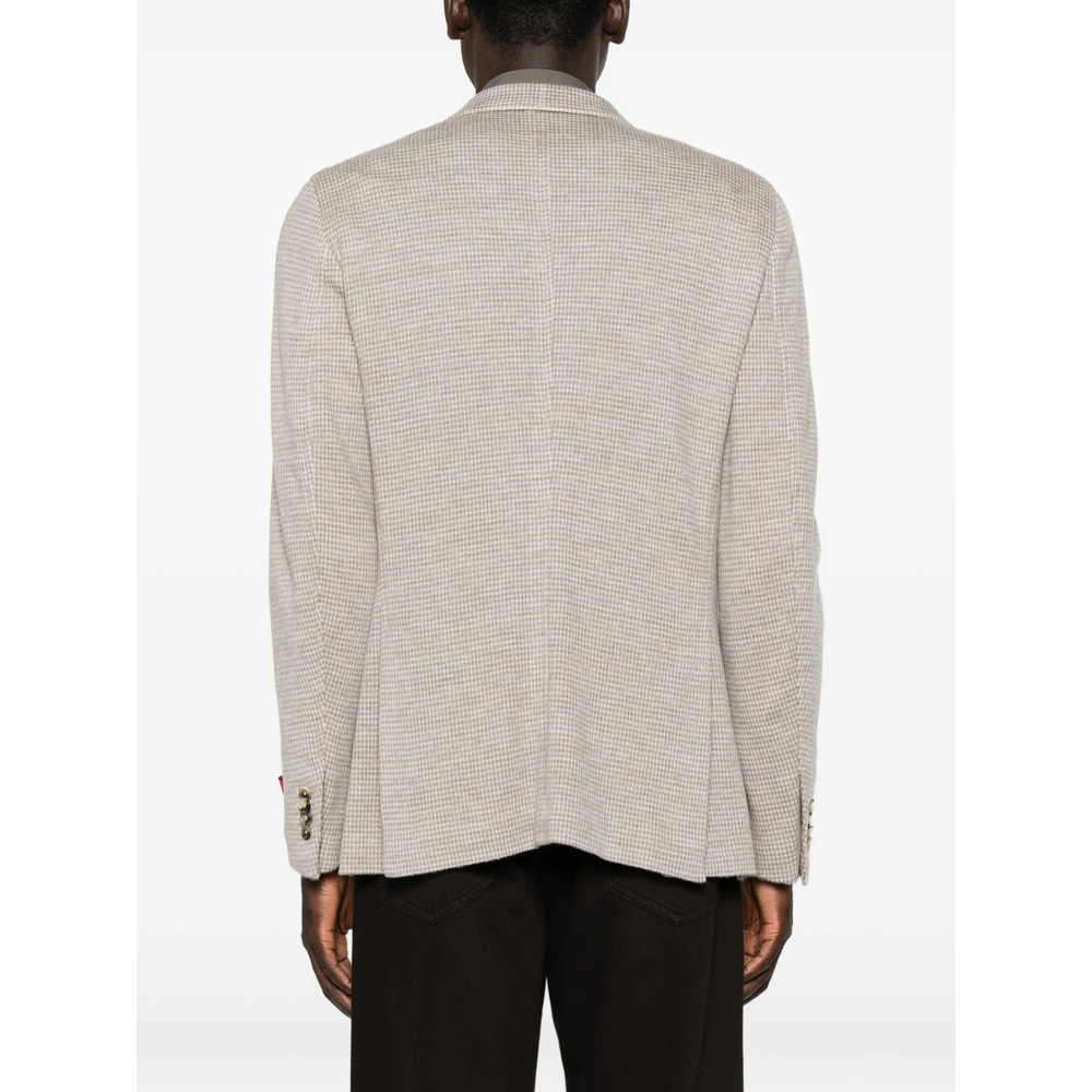 Houndstooth-Pattern Blazer