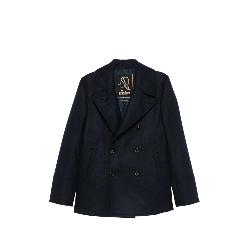 Sealup Double-breasted Button-down Jacket