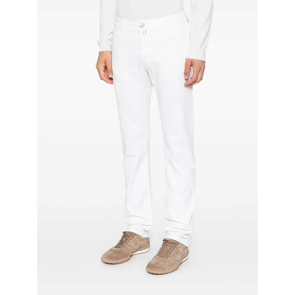 Jacob Cohën Logo-Patch Straight-Leg Jeans