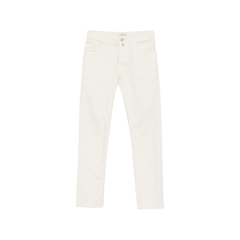 Jacob Cohën Bard Logo-patch Cotton Trousers