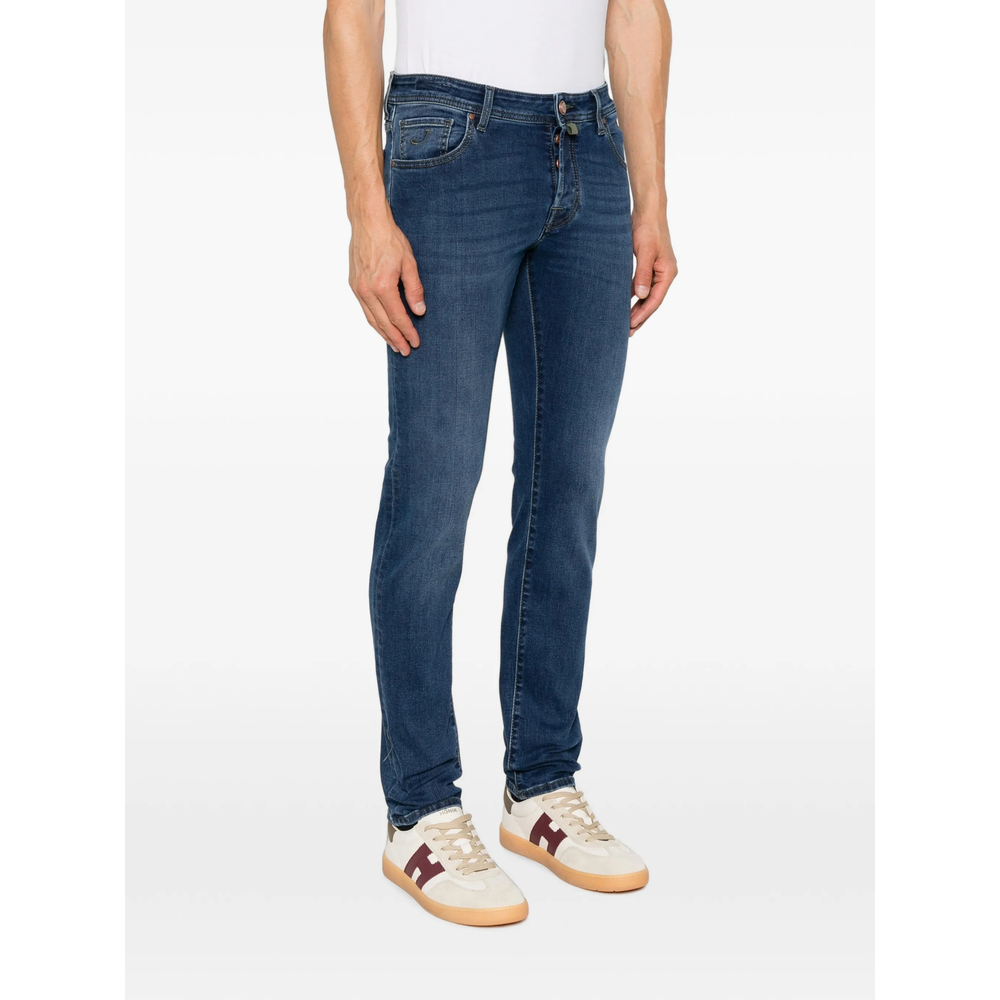 Jacob Cohën Nick Logo-Patch Jeans
