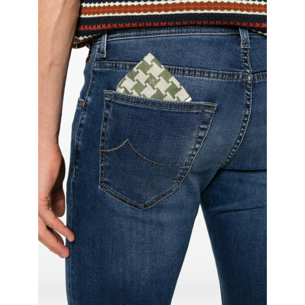 Jacob Cohën Nick Logo-Patch Jeans