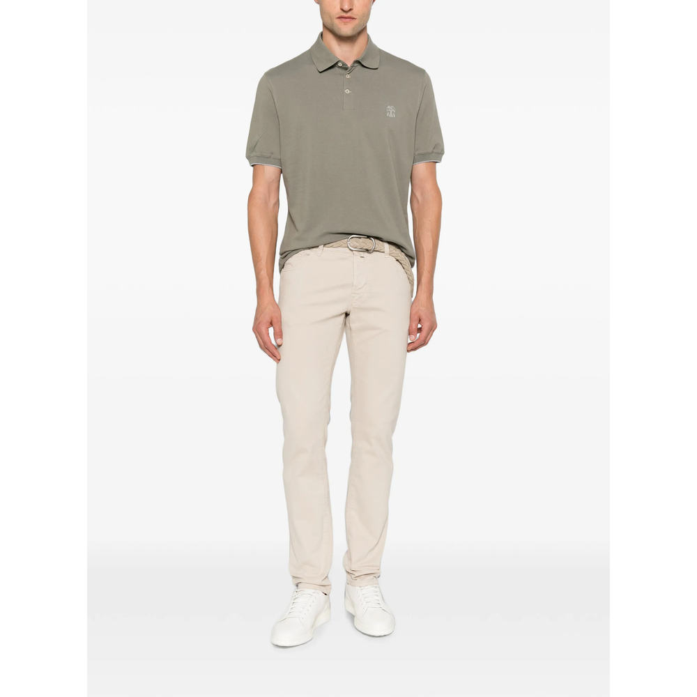 Jacob Cohën Nick Logo-Patch Slim-Fit